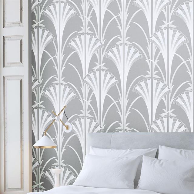 استفده از کاغذدیواری نقره ای در دکوراسیون خانه